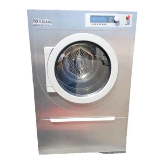 Miele professional PT 7401 G Installationsplan
