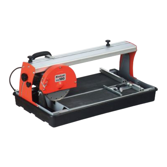 EINHELL TPR 180 Bedienungsanleitung