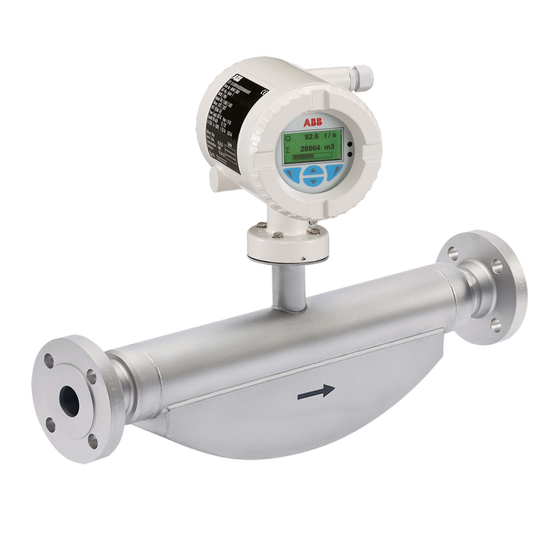 ABB CoriolisMaster FCB400 Bedienungsanleitung
