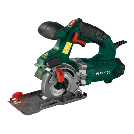 Parkside PTS 710 B2 Bedienungsanleitung Und Originalbetriebsanleitung
