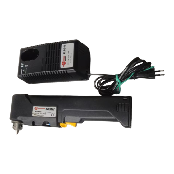 Würth Master AWB 72 Bedienungsanleitung