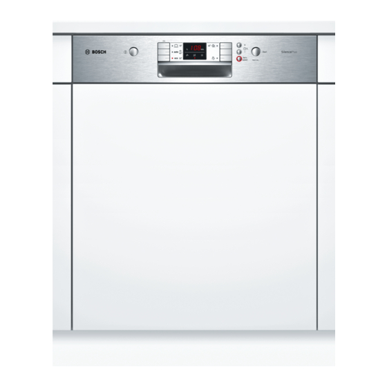 Bosch SMI57L15EU Gebrauchsanleitung