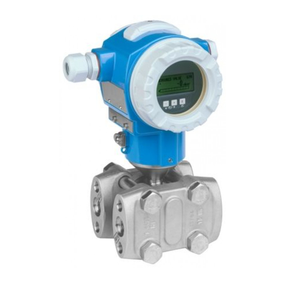 Endress+Hauser Deltabar PMD75B HART Betriebsanleitung