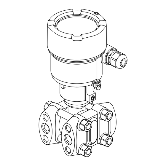 Endress+Hauser Deltabar PMD75B HART Kurzanleitung