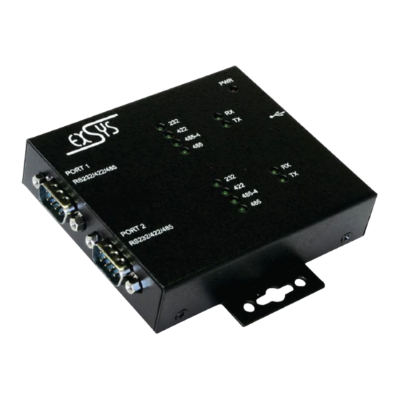 Exsys EX-1333V Anleitung