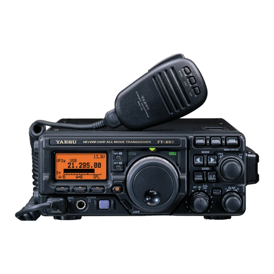 Yaesu FT-897D Bedienungsanleitung