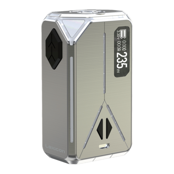 Eleaf Lexicon Benutzerhandbuch