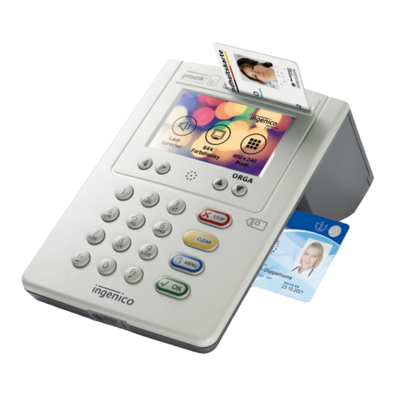 Ingenico ORGA 6141 Bedienungsanleitung