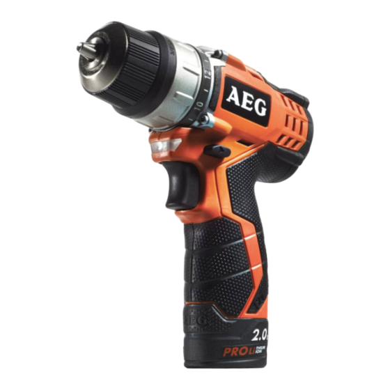 AEG BS 12C2 Originalbetriebsanleitung