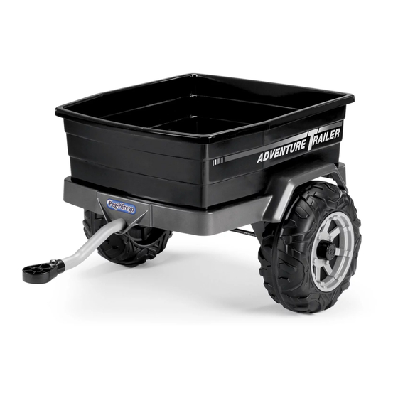 Peg Perego ADVENTURE trailer Gebrauch Und Wartung