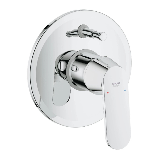 Grohe Eurosmart Cosmopolitan series Installationsanleitung