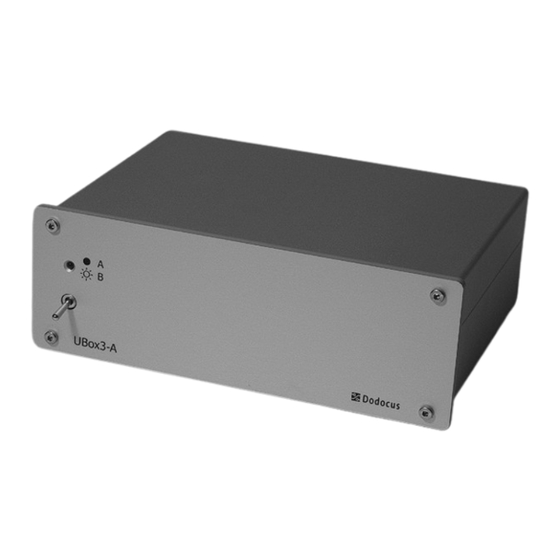 Dodocus Design UBox3 Bedienungsanleitung