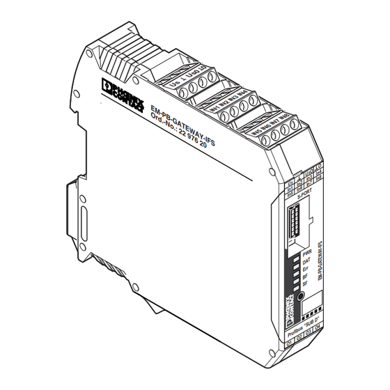Phoenix Contact EM-PB-GATEWAY-IFS Handbuch