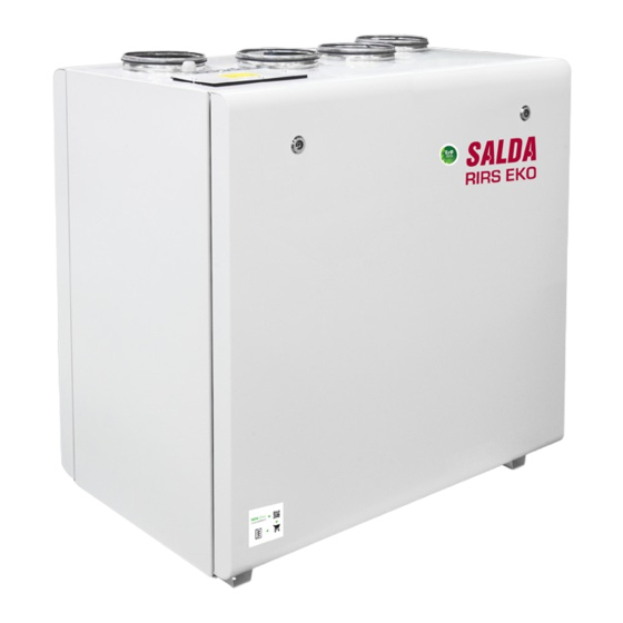 Salda RIRS 400 VEL EKO 3.0 Montage-Und Installationsanleitung
