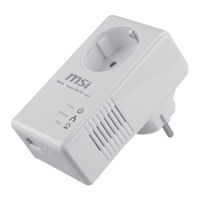 MSI HomePlug ePower 200AV+ Schnellinstallationsanleitung
