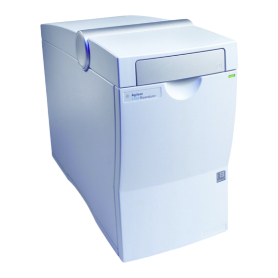 Agilent Technologies 2100 Installations- Und Sicherheitshandbuch