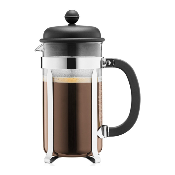 Bodum CAFFETTIERA Bedienungsanleitung