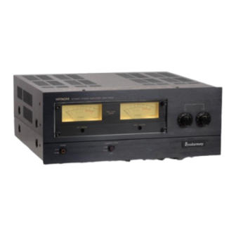 Hitachi HMA-8300 Bedienungsanleitung