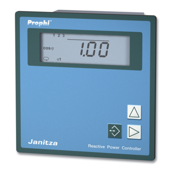 janitza Prophi Betriebsanleitung