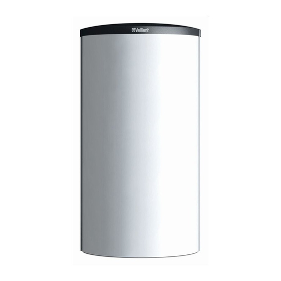 Vaillant allSTOR plus VPS 800/4-­5 Installations- Und Wartungsanleitung