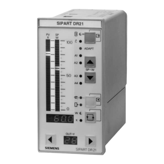 Siemens SIPART DR21 Kurzanleitung