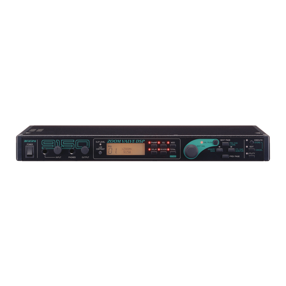 Zoom 9150 Bedienungsanleitung
