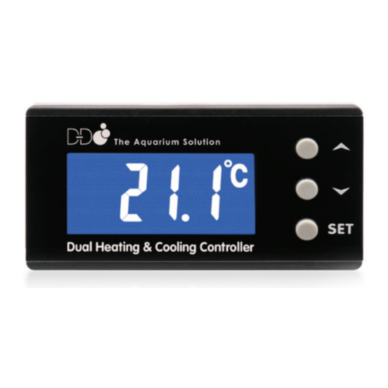 D-D The Aquarium Solution DUAL HEATING & COOLING CONTROLLER Handbuch