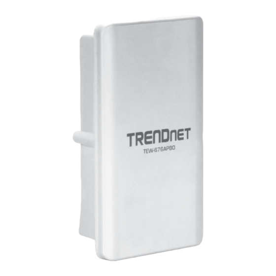 TRENDnet TEW-676APBO Anleitung Zur Schnellinstallation
