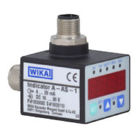 WIKA A-AS-1 Betriebsanleitung