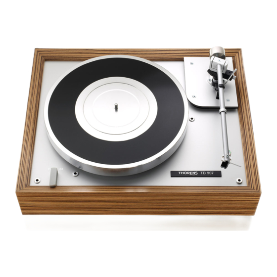 THORENS 900-Serie Bedienungsanleitung