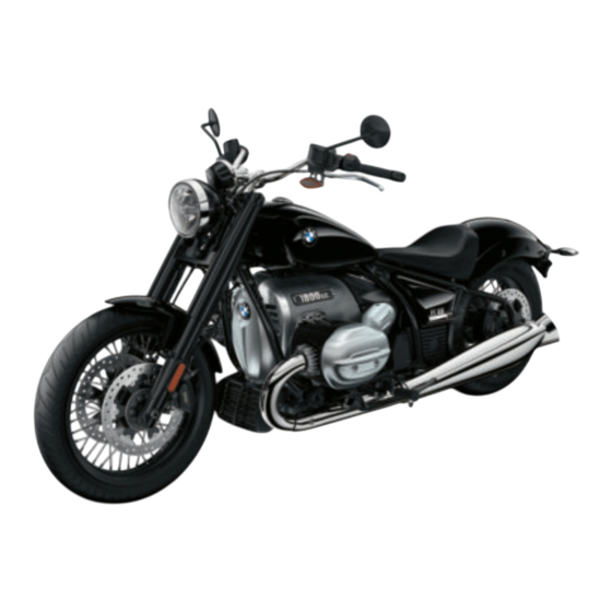 BMW Motorrad R 18 2021 Betriebsanleitung