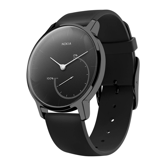 Nokia Steel Installations- Und Bedienungsanleitung
