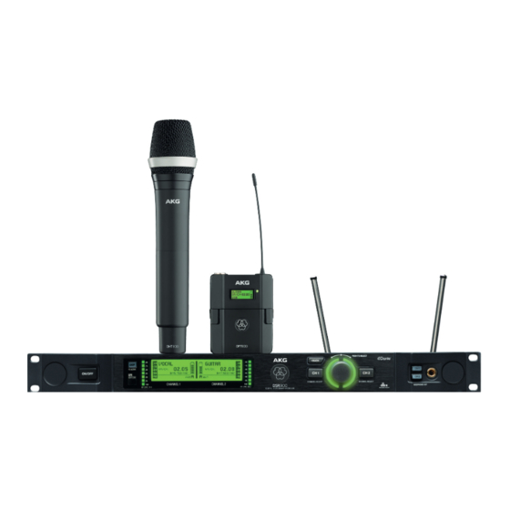 AKG DMS800 Bedienungsanleitung