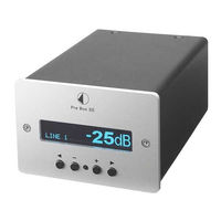 Pro-Ject Audio Systems Pre Box SE Bedienungsanleitung