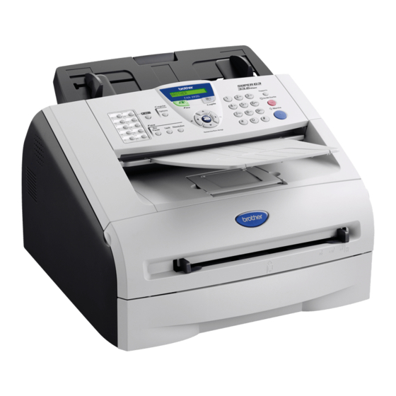 Brother Fax-2920 Installationshandbuch