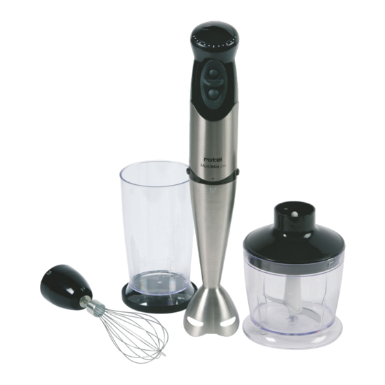 Rotel MULTIMIX 395CH1 Gebrauchsanweisung