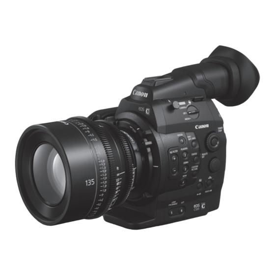 Canon EOS C500 Bedienungsanleitung
