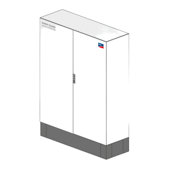 SMA MULTICLUSTER-BOX 12.3-20 Installation - Verschaltungsübersicht