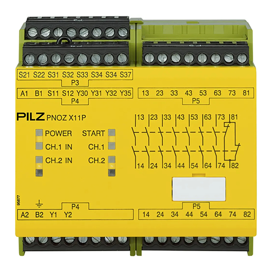 Pilz PNOZ X11P Betriebsanleitung