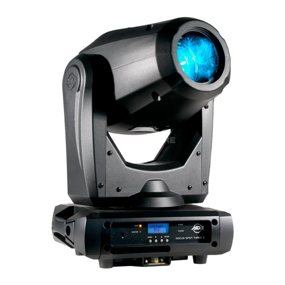 ADJ Focus Spot Three Z Bedienungsanleitung
