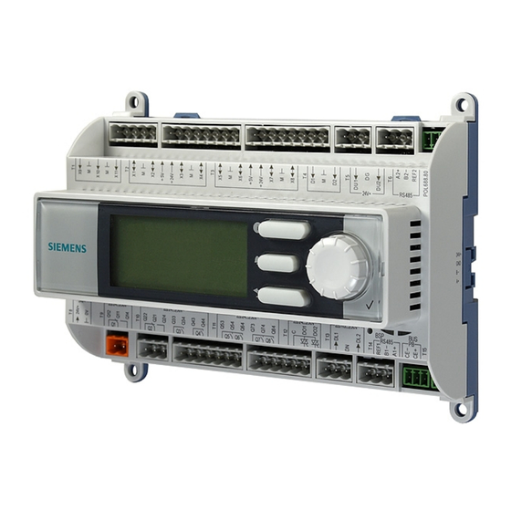 Siemens Climatix C600 Installation