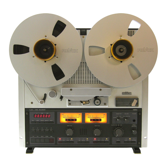Revox C270 Bedienungsanleitung