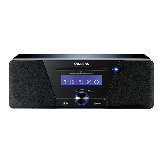 Sangean WR-3 Bedienungsanleitung