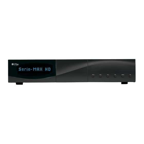 FTE Maximal MAX S600 HD CI Handbuch
