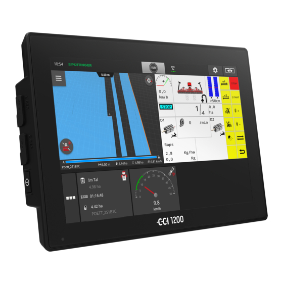 isobus CCI 1200 Betriebsanleitung