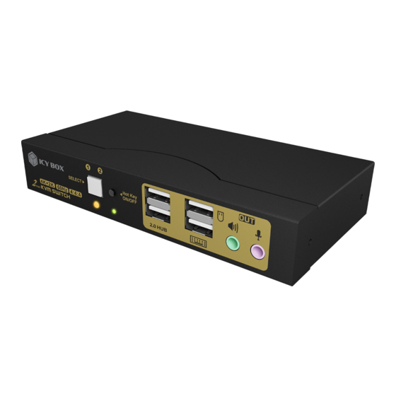 Icy Box IB-KVM8801-HU2 Handbuch