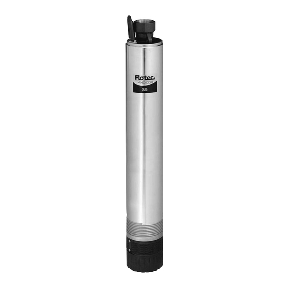 Flotec SUB 4600/75 Wartungsanleitung