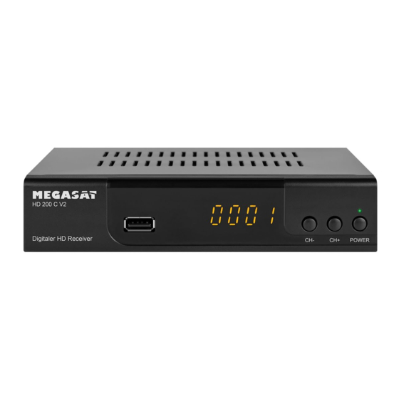 Megasat HD 200 C V2 Bedienungsanleitung