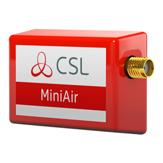 CSL MiniAir Kurzanleitung & Bedienungsanleitung