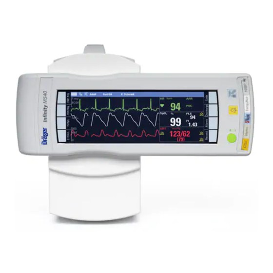 Dräger Infinity M540 Gebrauchsanweisung